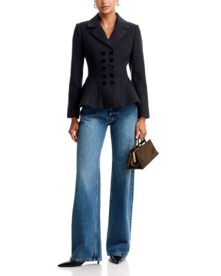 Aqua Peplum Slim Fit Blazer - Exclusive, photo 3