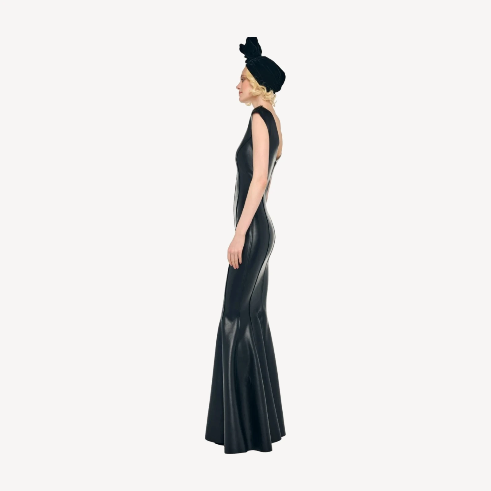 DOUBLE DROP SHOULDER GRACE FISHTAIL GOWN