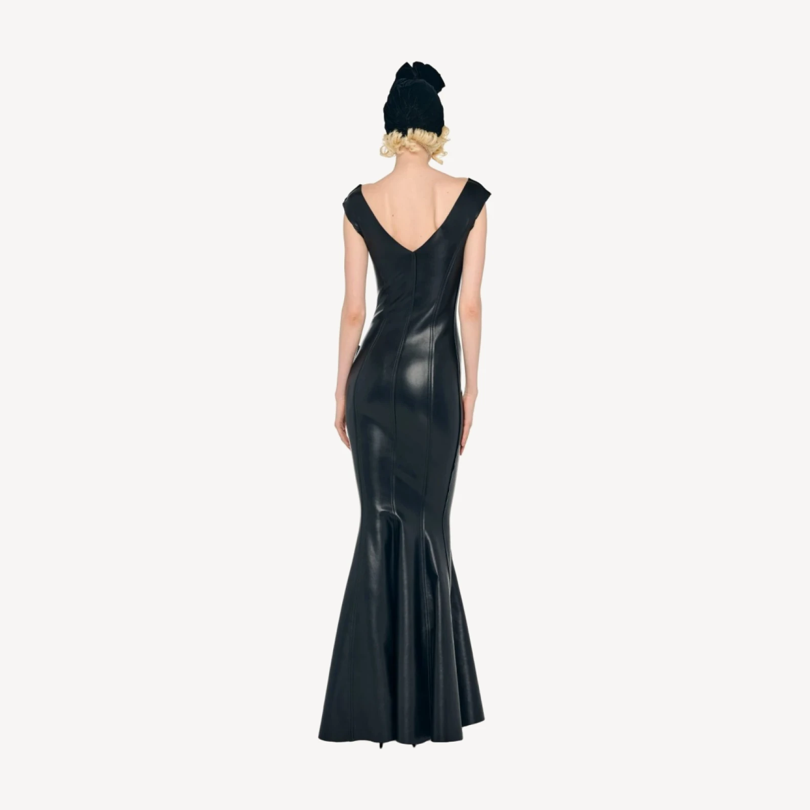 DOUBLE DROP SHOULDER GRACE FISHTAIL GOWN