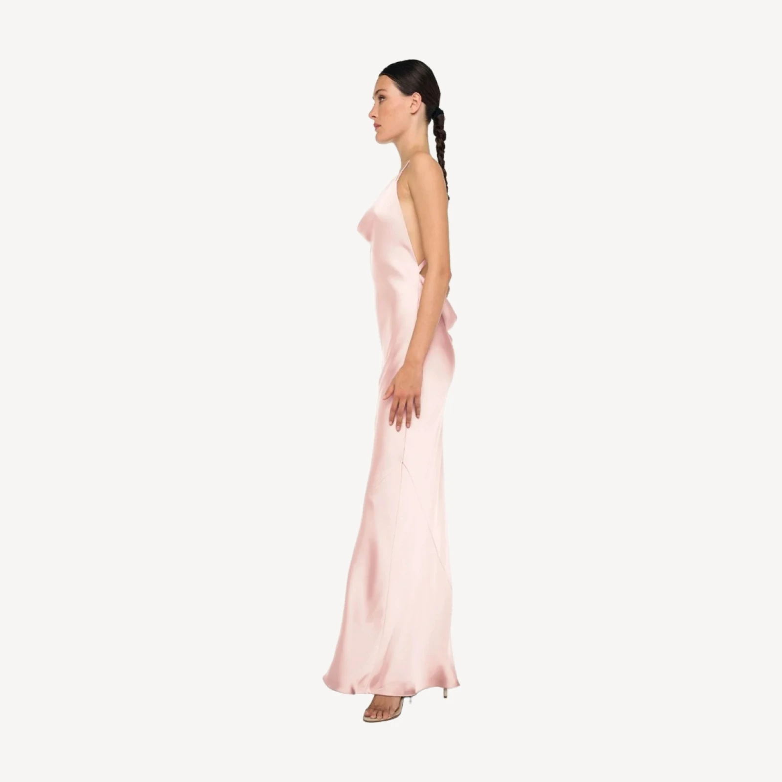 CROSS BACK BIAS GOWN