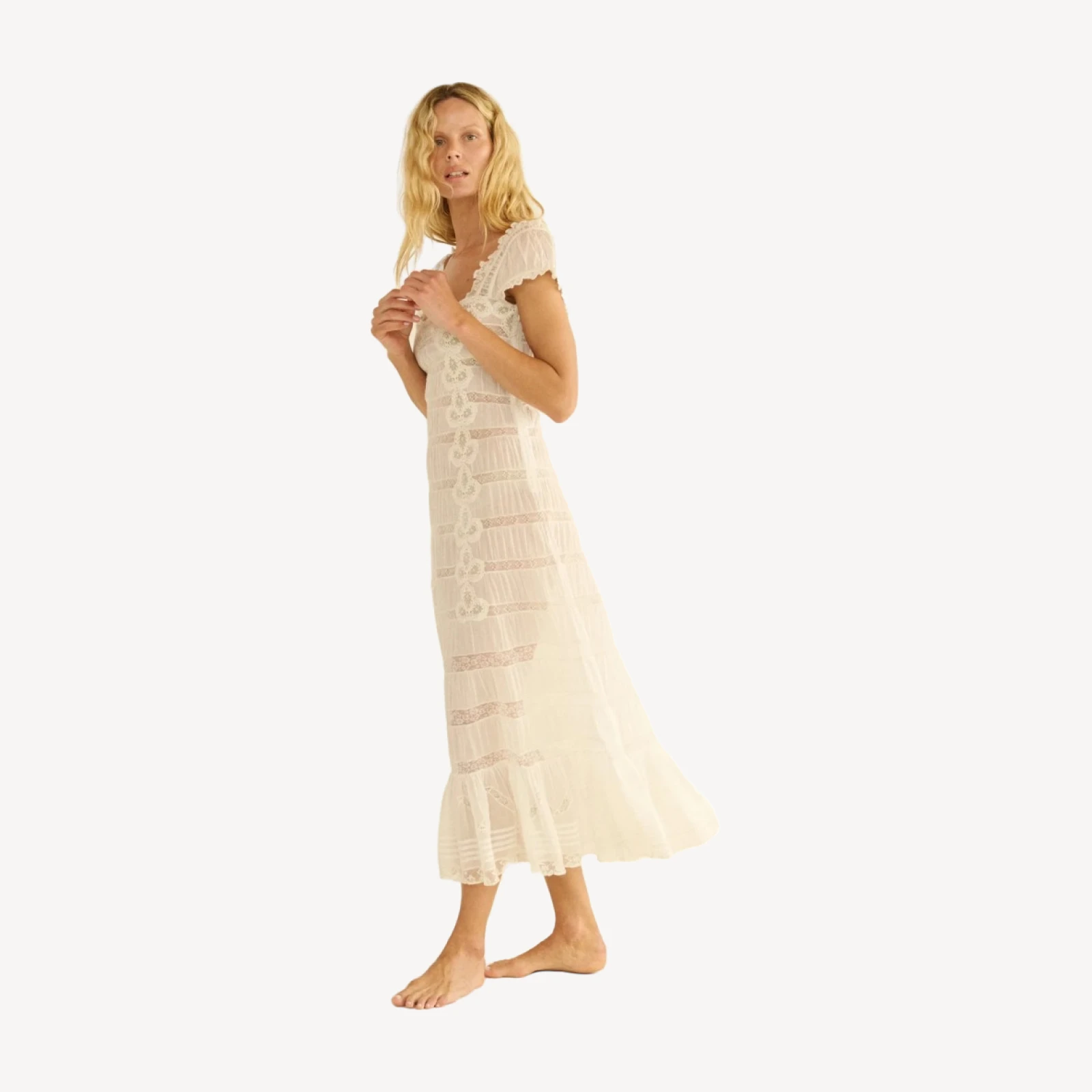 ADELAIDE DRESS -- SALT