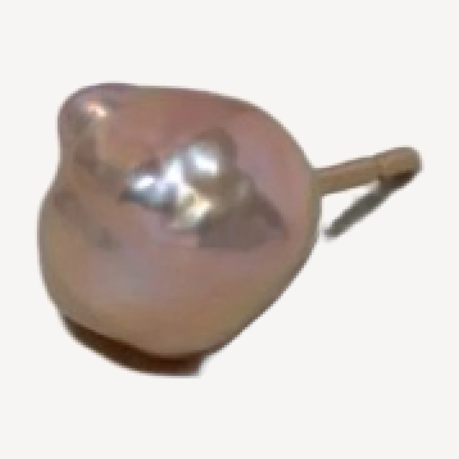 Lagniappe Pearl Stud Earring Single - Blush