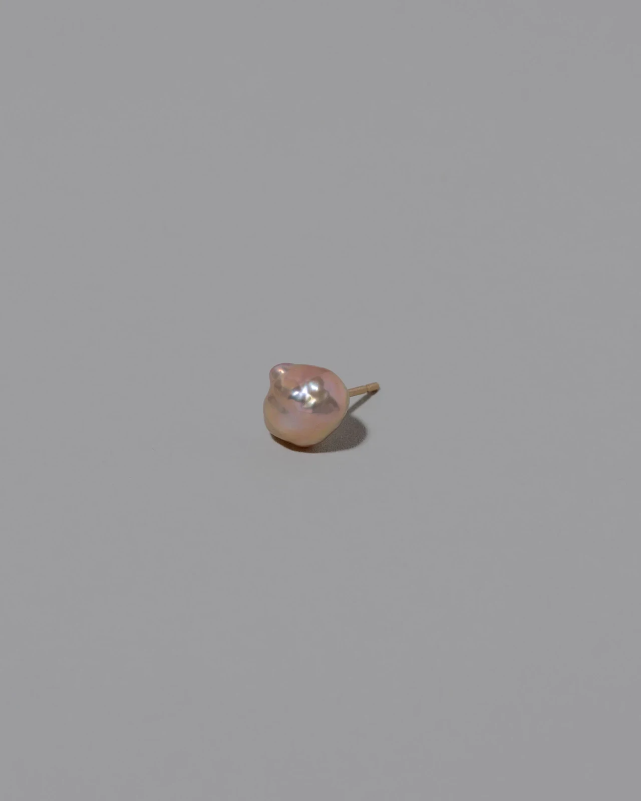 Lagniappe Pearl Stud Earring Single - Blush