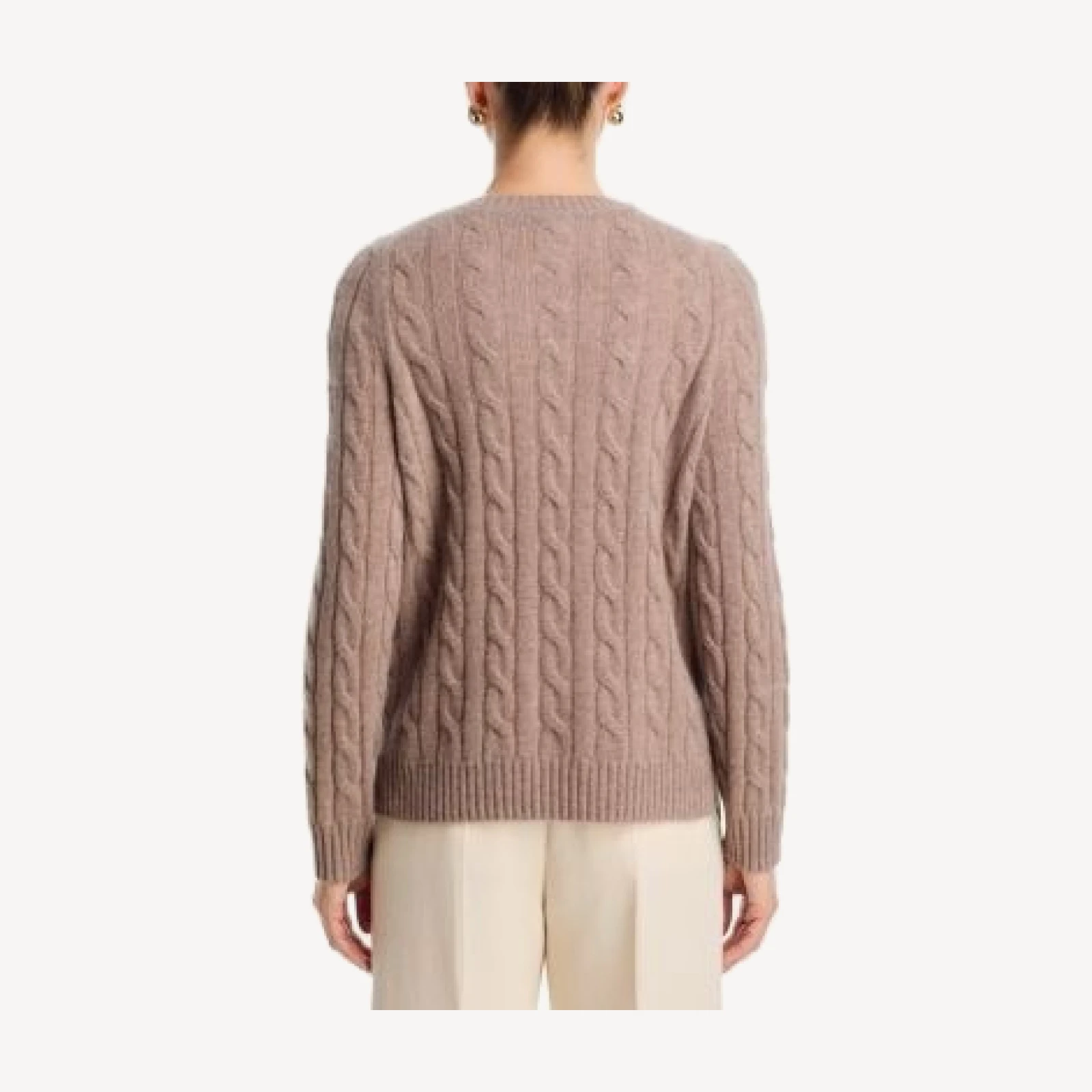 C by Bloomingdale's Cashmere 100% Cashmere Crewneck Cable Knit Cardigan Sweater - Exclusive