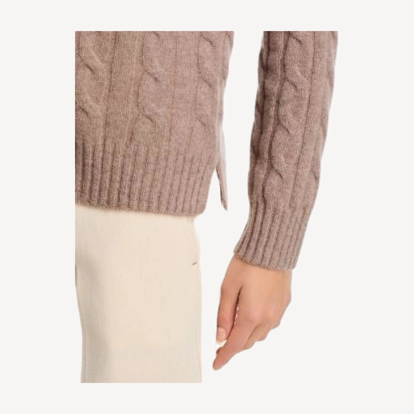 C by Bloomingdale's Cashmere 100% Cashmere Crewneck Cable Knit Cardigan Sweater - Exclusive