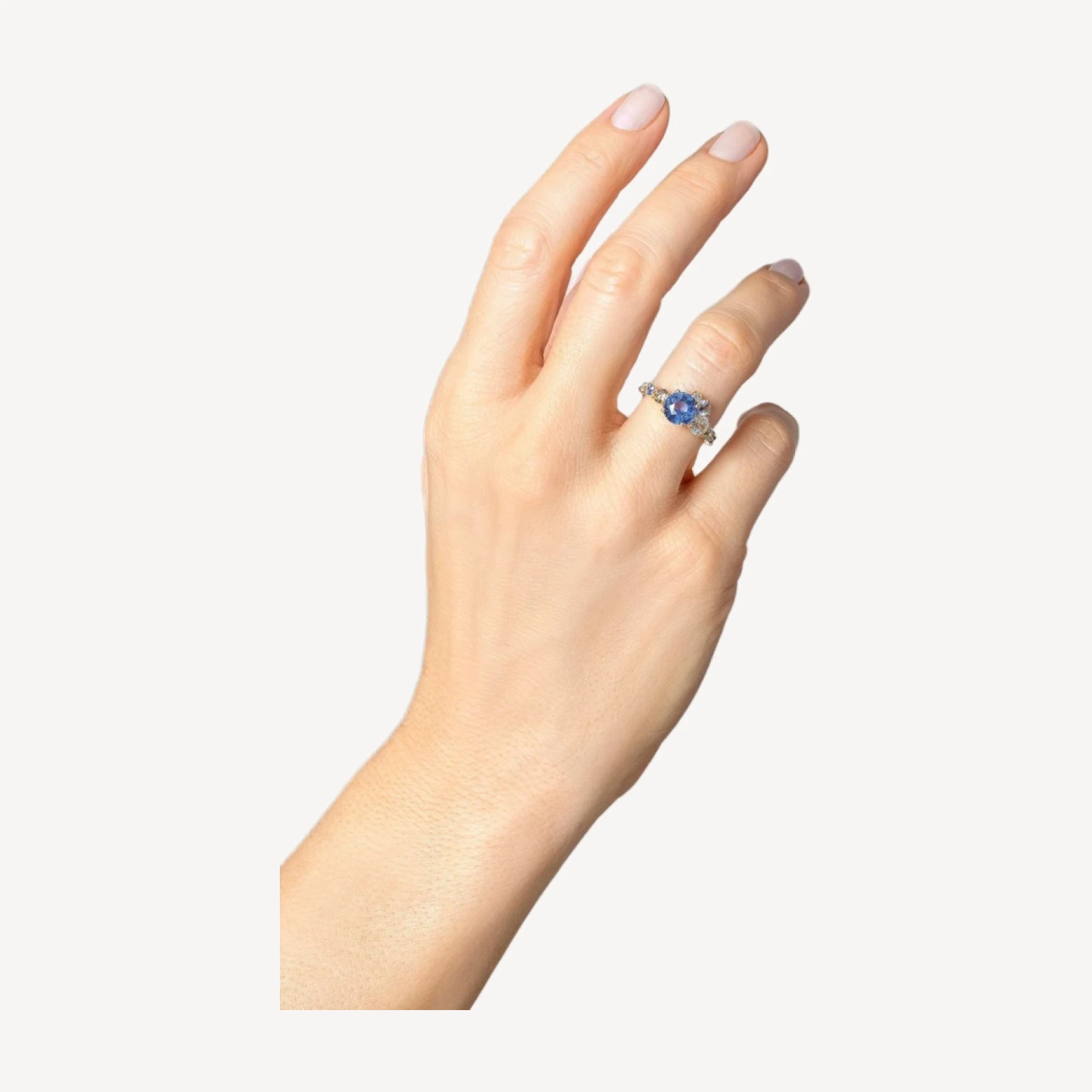 Super Luna Ring - Blue Sapphire