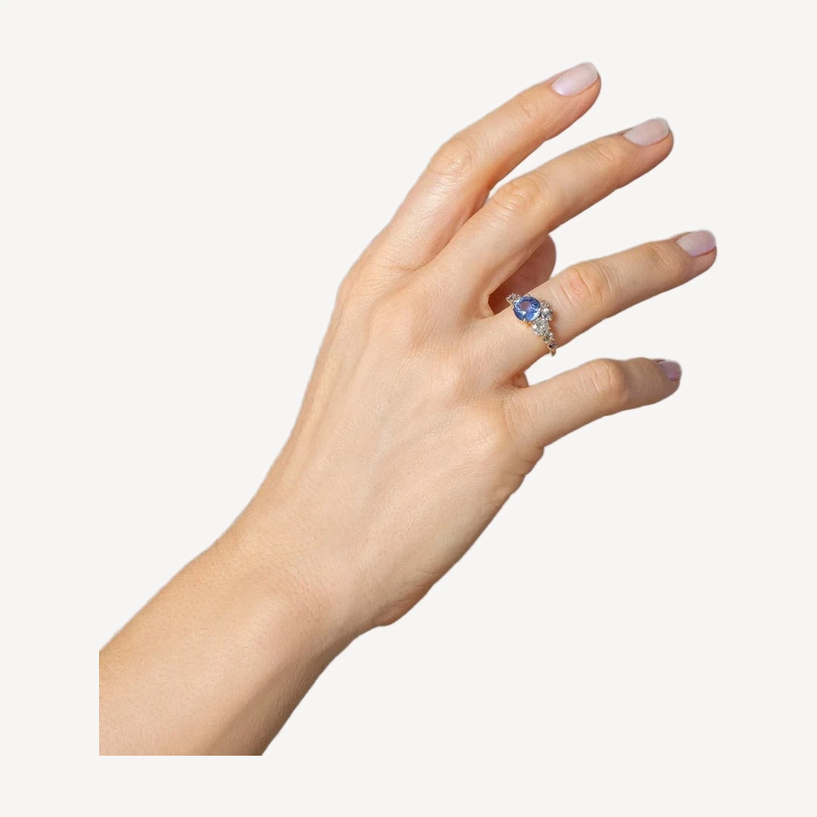 Super Luna Ring - Blue Sapphire