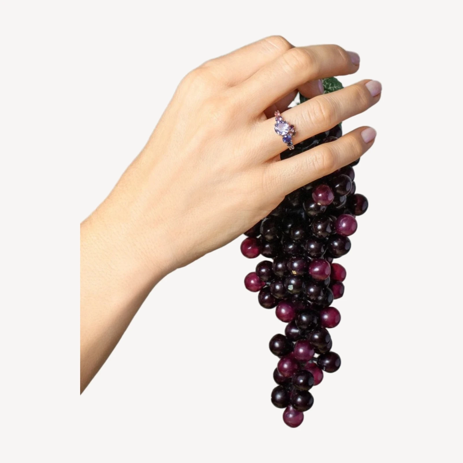 Super Luna Ring - Purple Sapphire