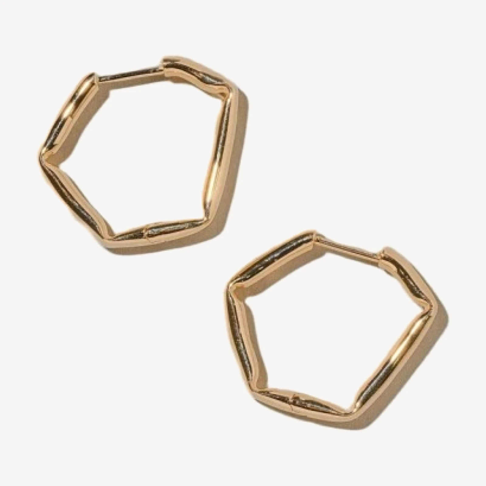Crimp Hoop Earrings