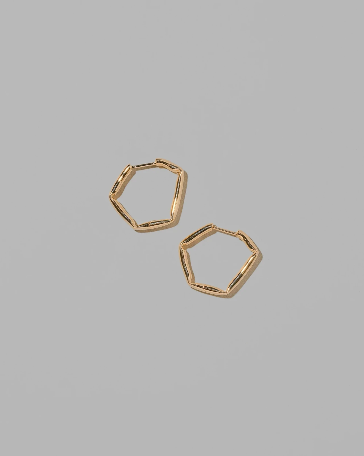 Crimp Hoop Earrings