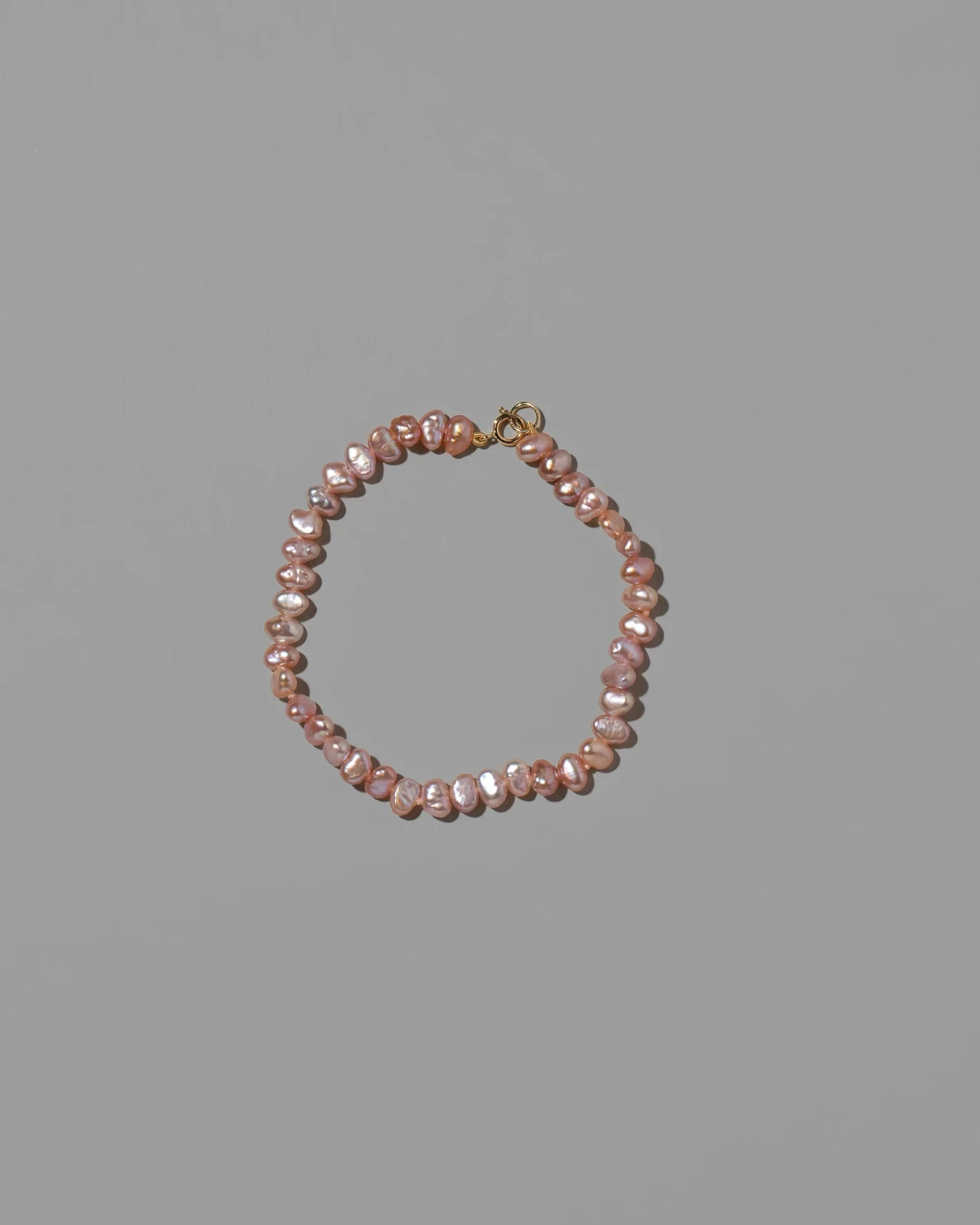 Pink Baroque Pearl Bracelet