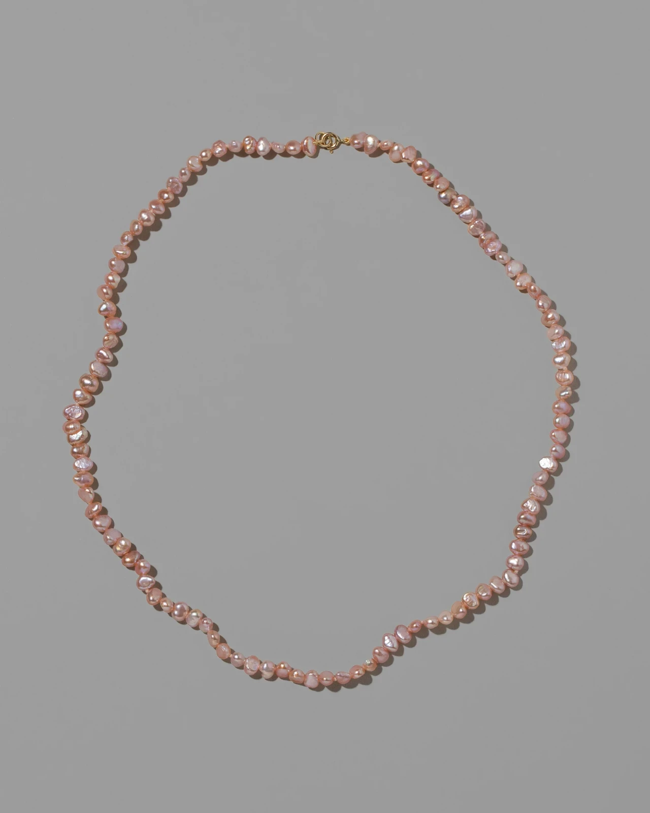 Pink Baroque Pearl Necklace