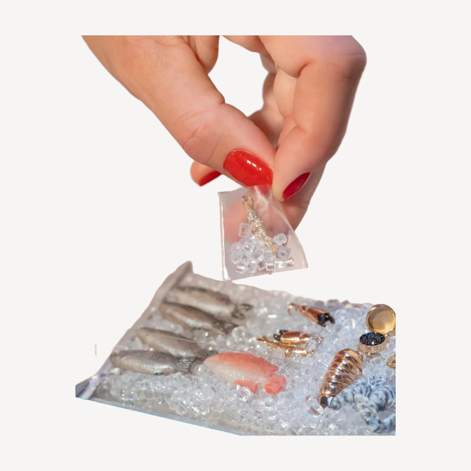 Pavé Fish Charm