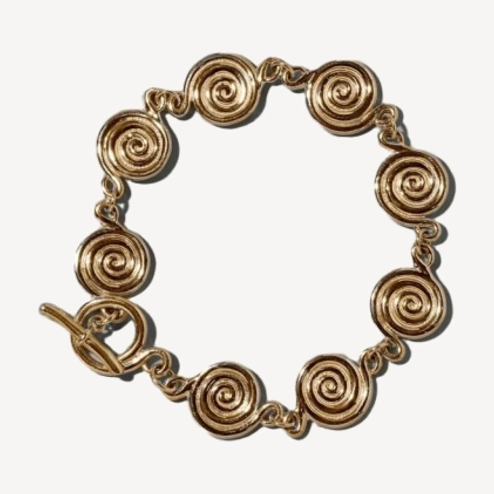 Serpentinite Bracelet - Solid Gold