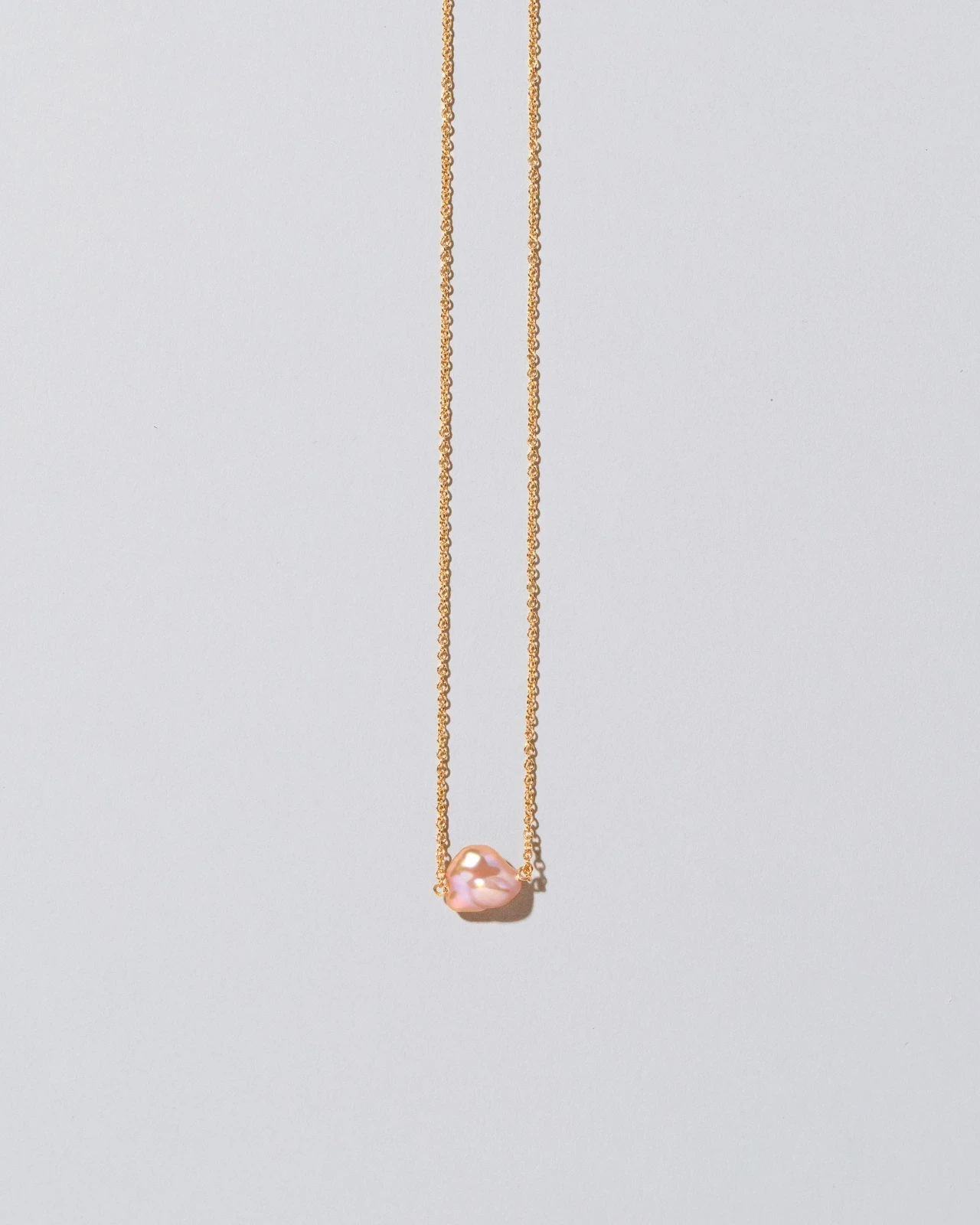 Lagniappe Pearl Necklace - Blush