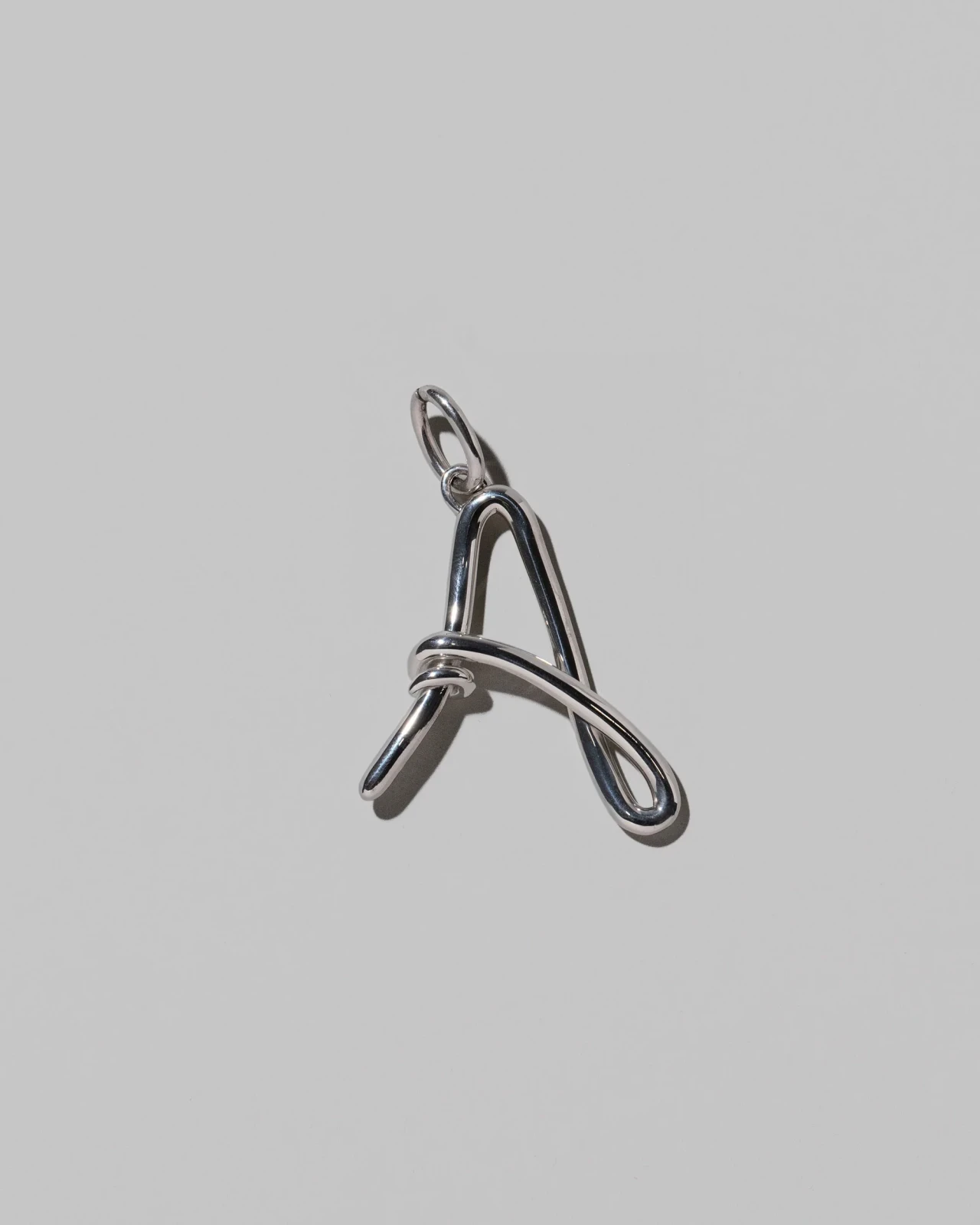 Large Sterling Silver Letter Charm