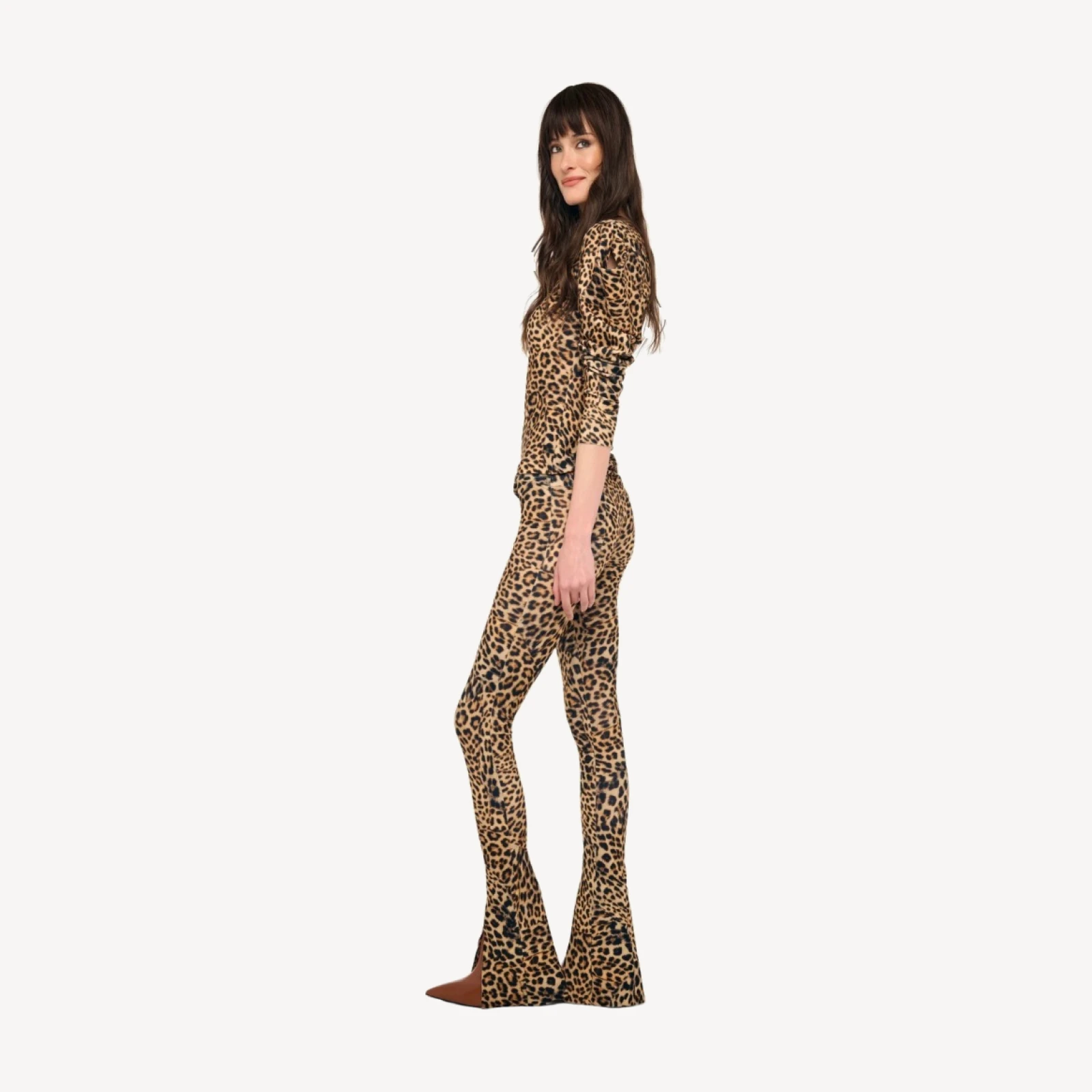 WING SLEEVE SIDE DRAPE TOP