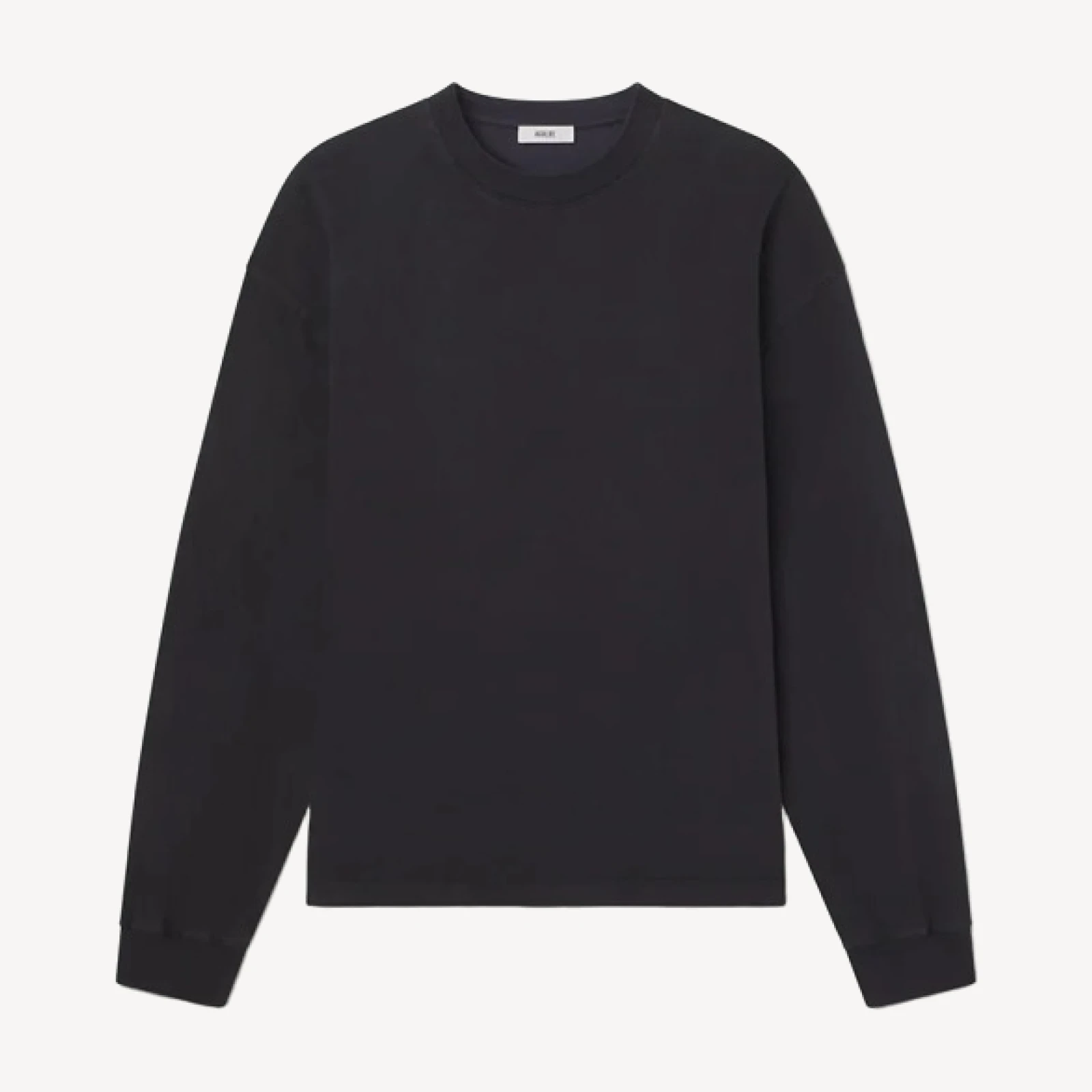 Asha Long Sleeve Mock Neck Tee in Screen