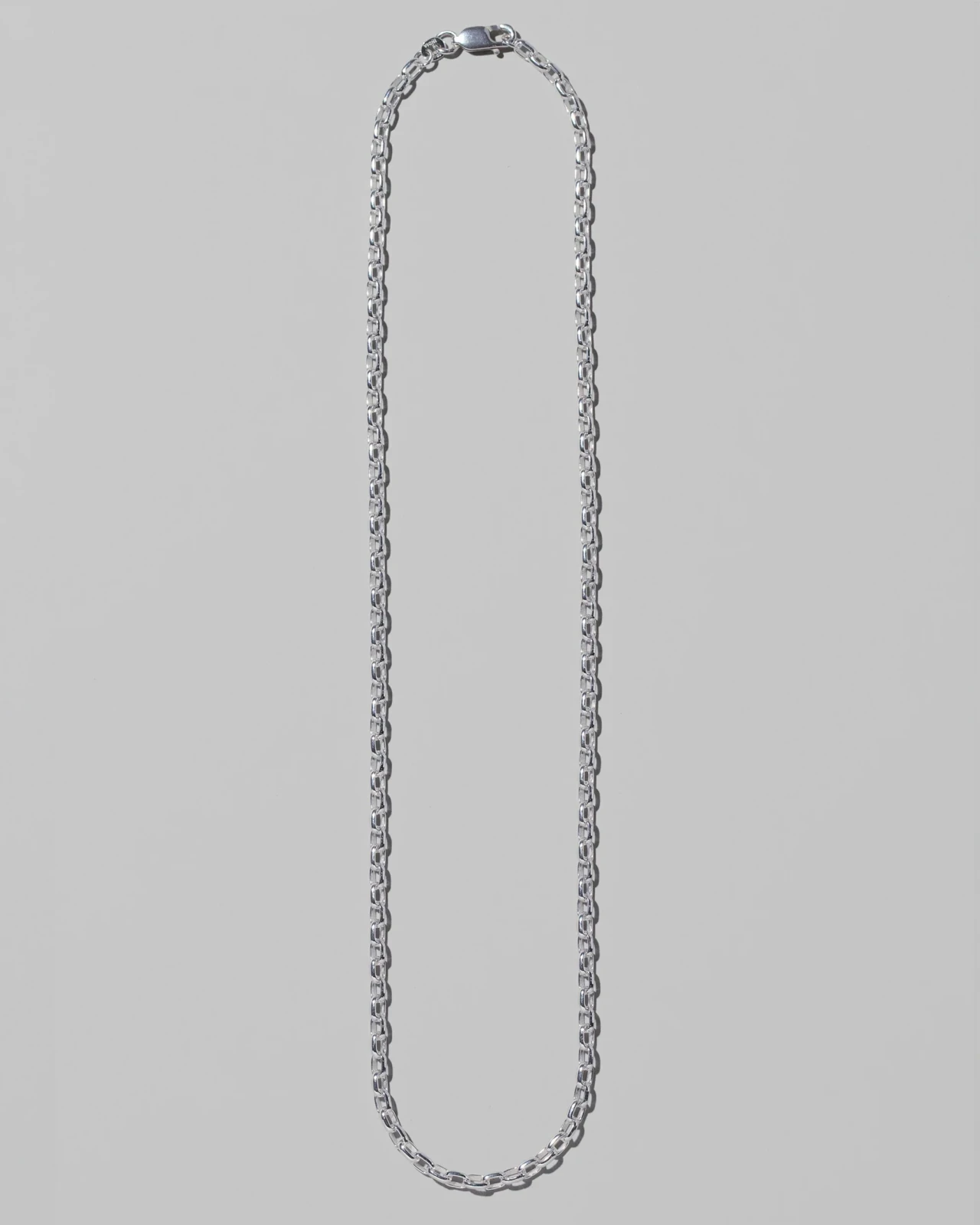 Sterling Silver Short Loop Chain Necklace - 3.2mm