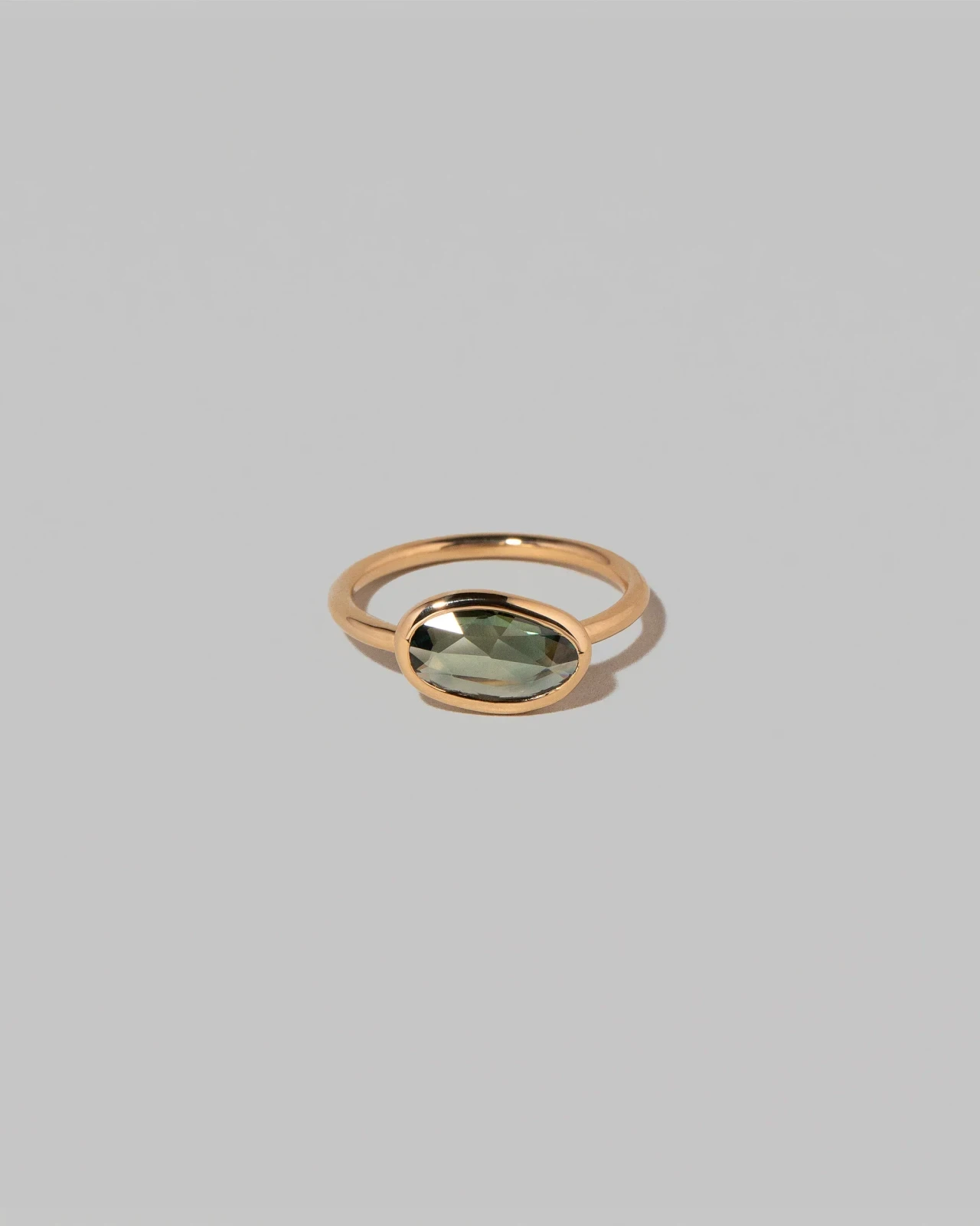 Gusher Ring - Green Sapphire
