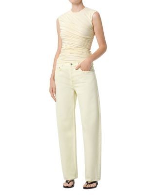 Agolde Ester Ruched Top