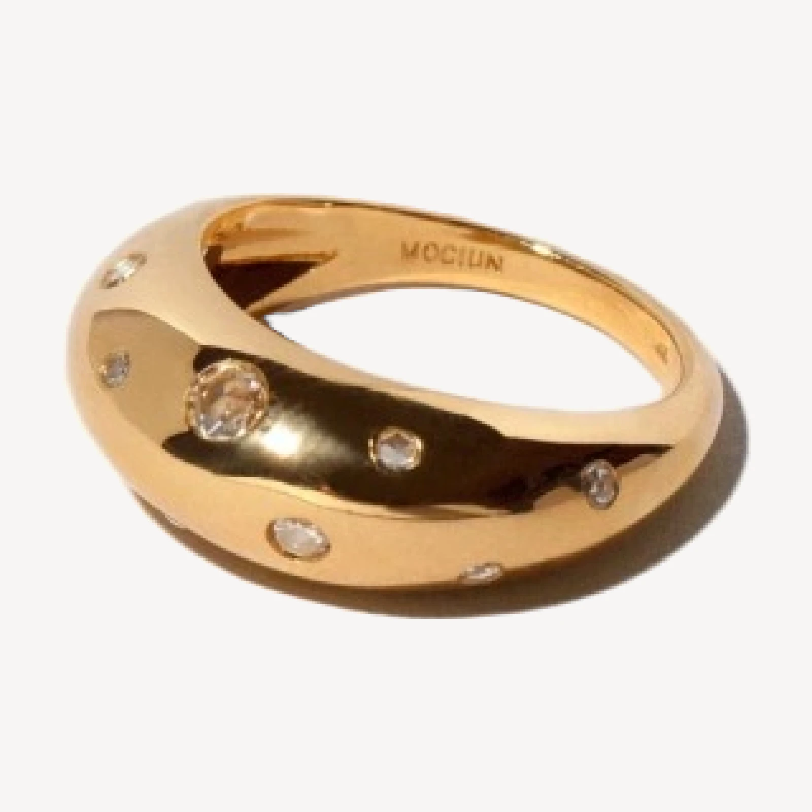 Light Cutter Band - Rose Cut Diamonds