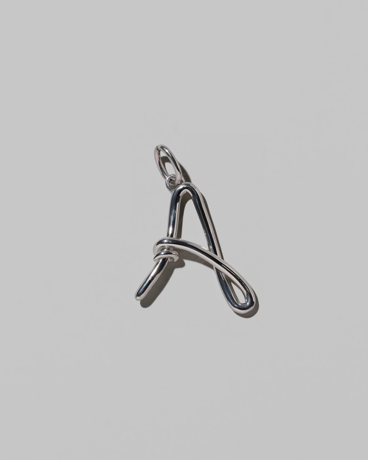 Sterling Silver Letter Bag Charm