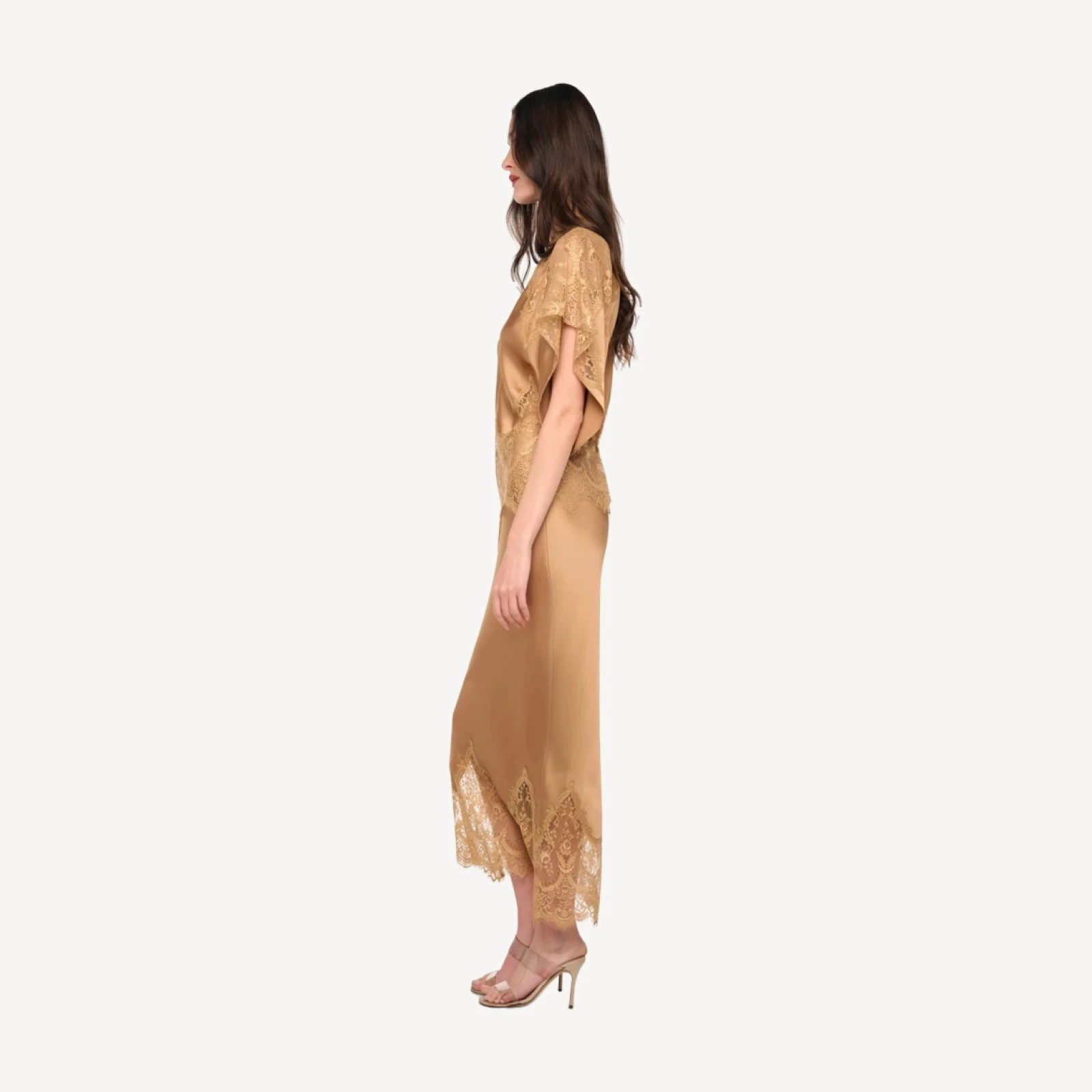 REVERSE OBIE TOP W/ LACE