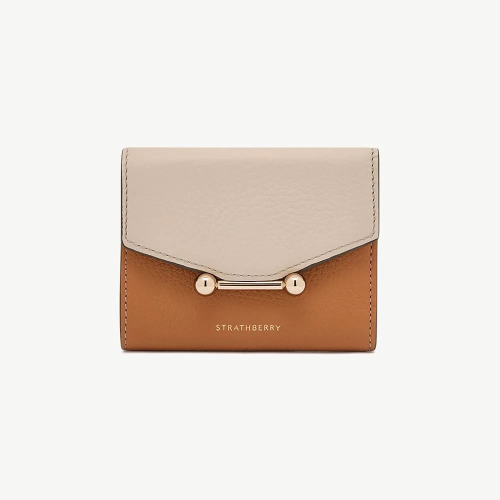 Mosaic Trifold Wallet - Oat/Honey/Clay