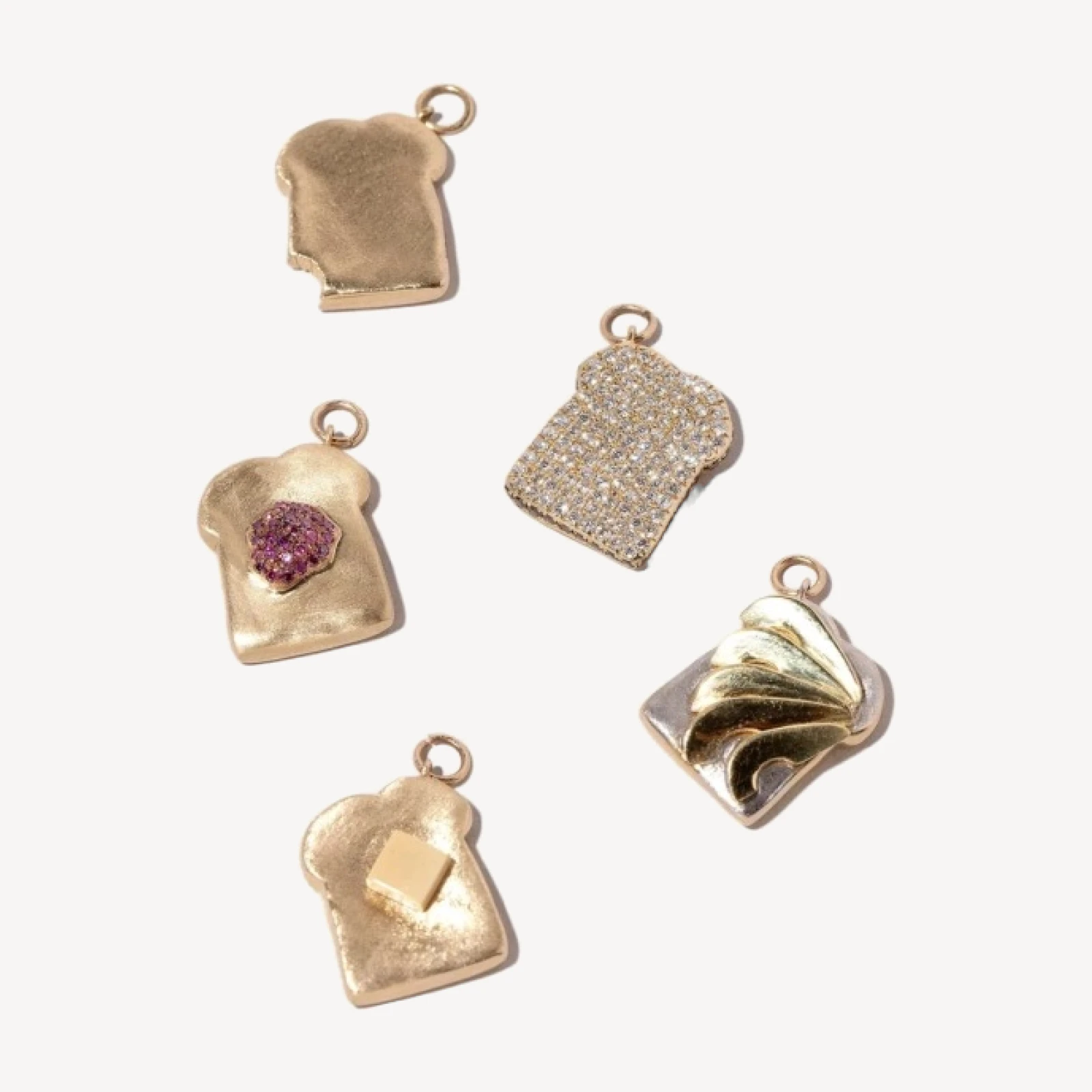 Bitten Toast Charm