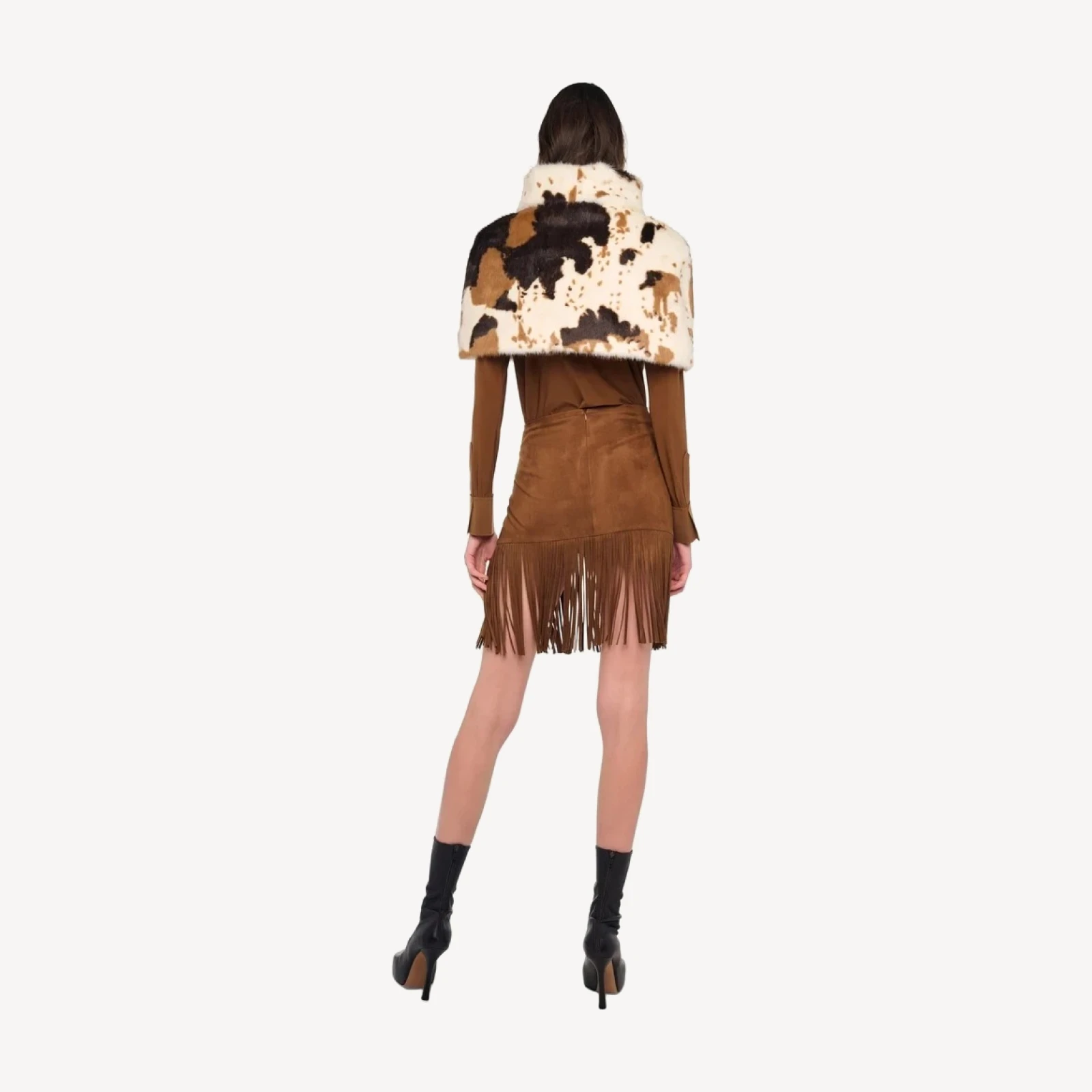 FRINGE SKIRT TO KNEE