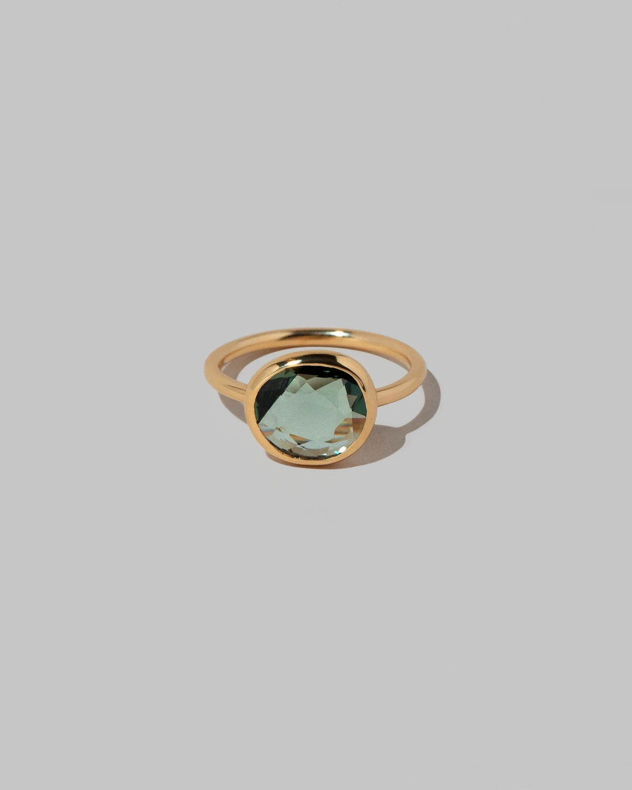 Gusher Ring - Green Sapphire