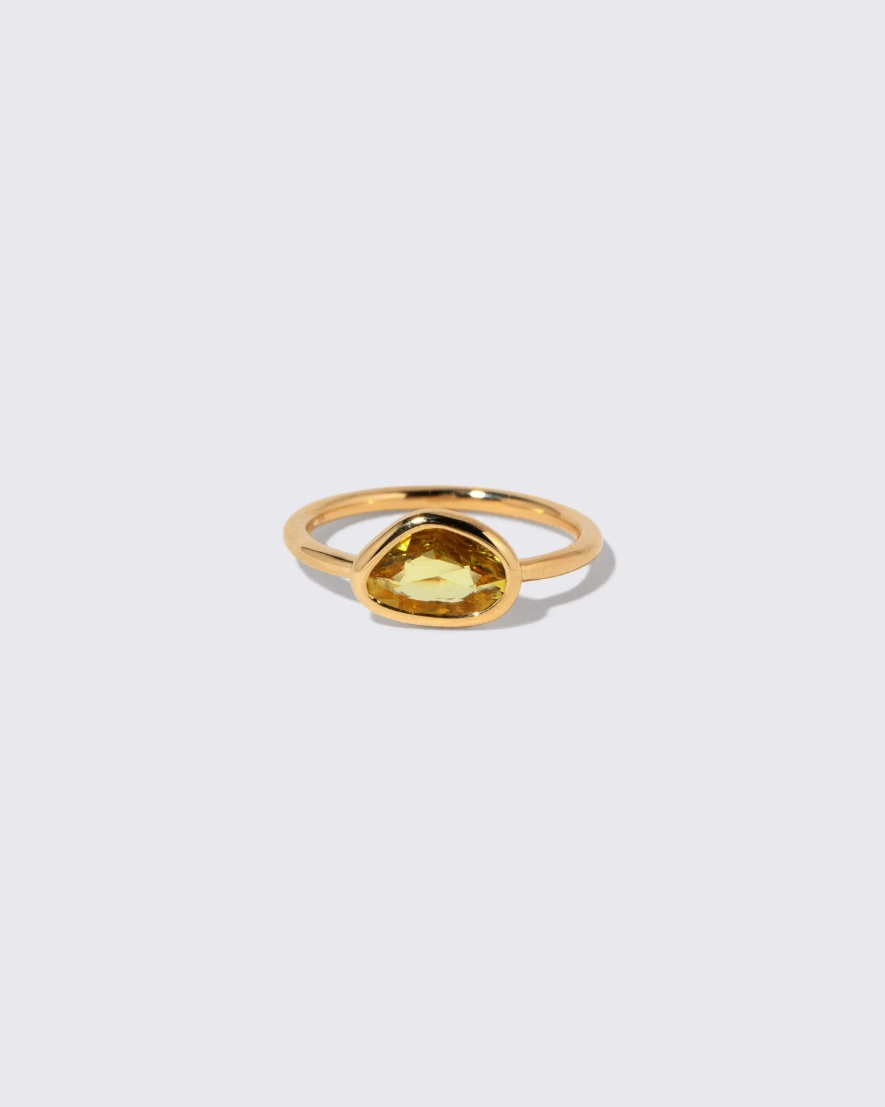 Gusher Ring - Yellow Sapphire