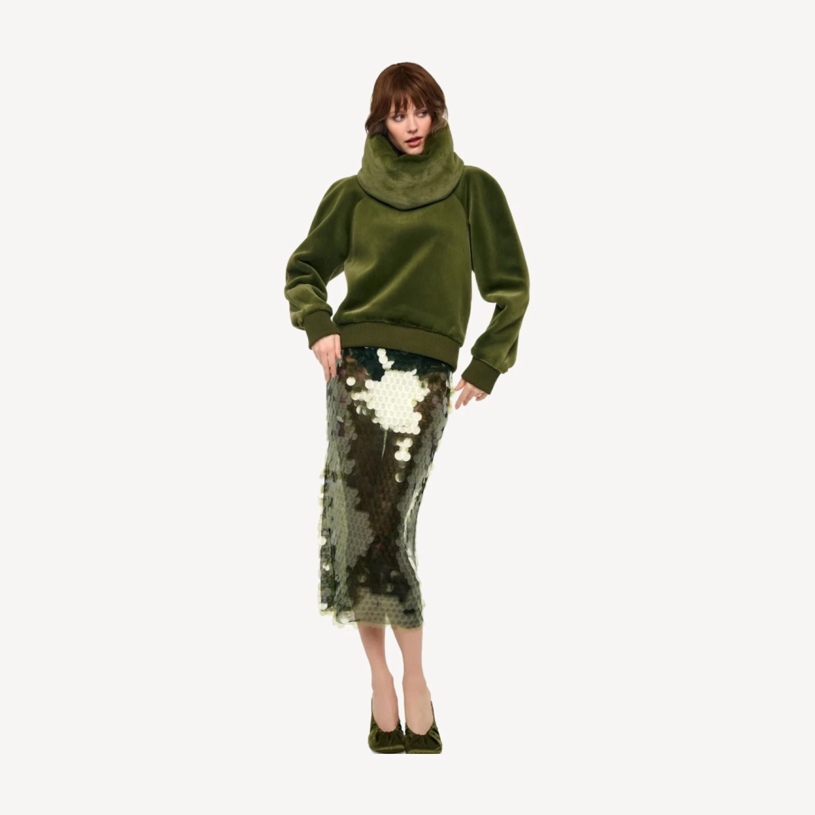 STRAIGHT SKIRT TO MIDCALF