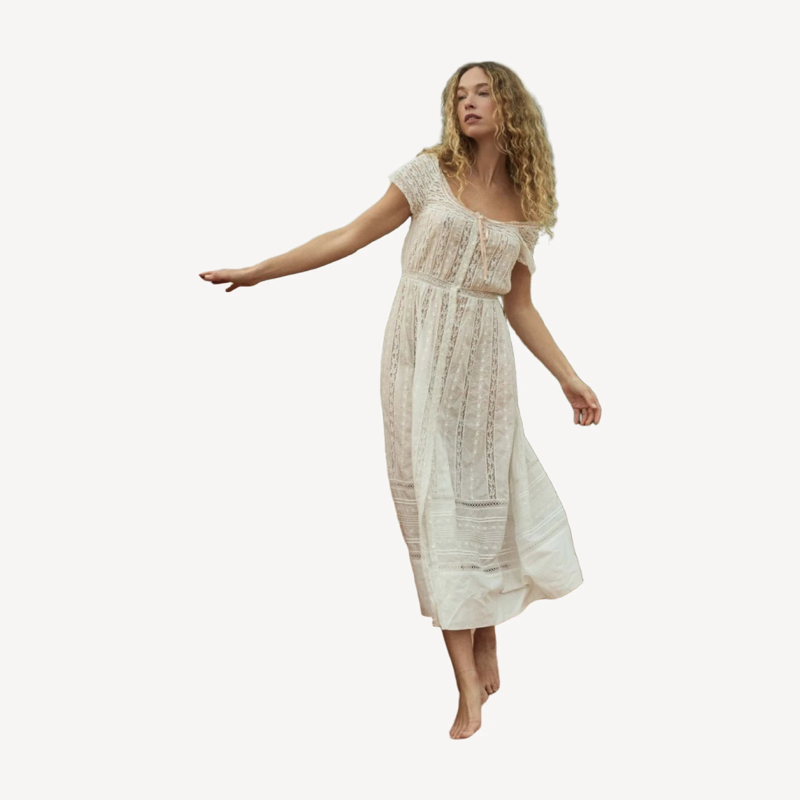 GEORGIANA DRESS -- SALT