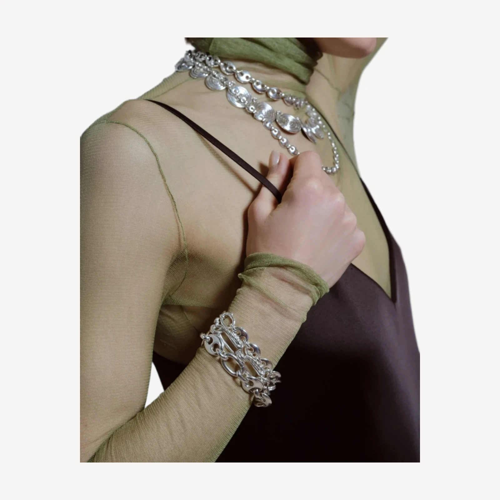 Bedrock Medium Bracelet - Sterling Silver