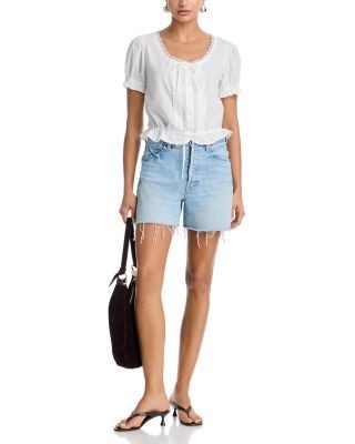 Mother The Love Letter Puff Top