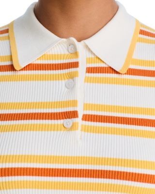 Simkhai Luka Striped Polo