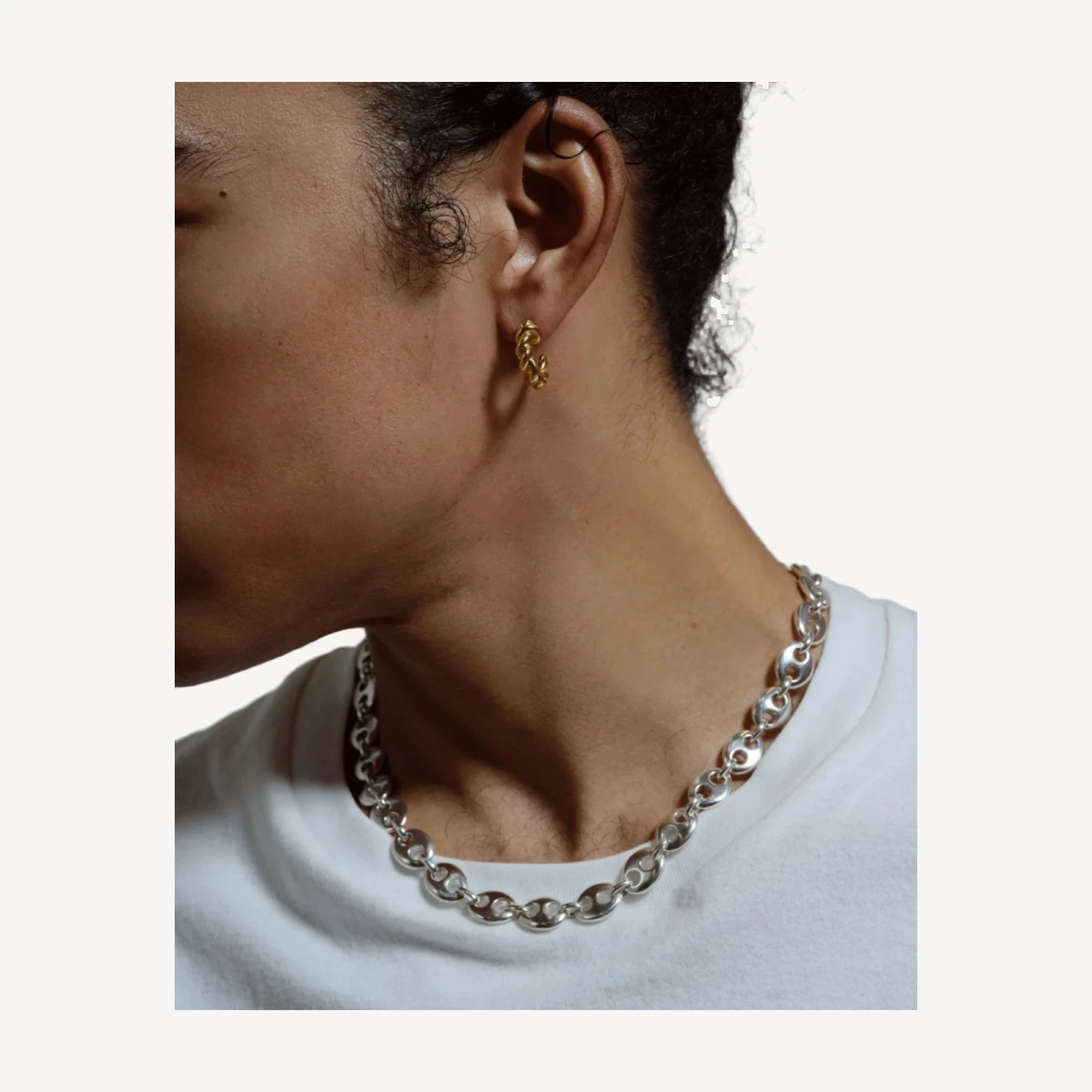 Foothill Hoop Earrings - Solid Gold