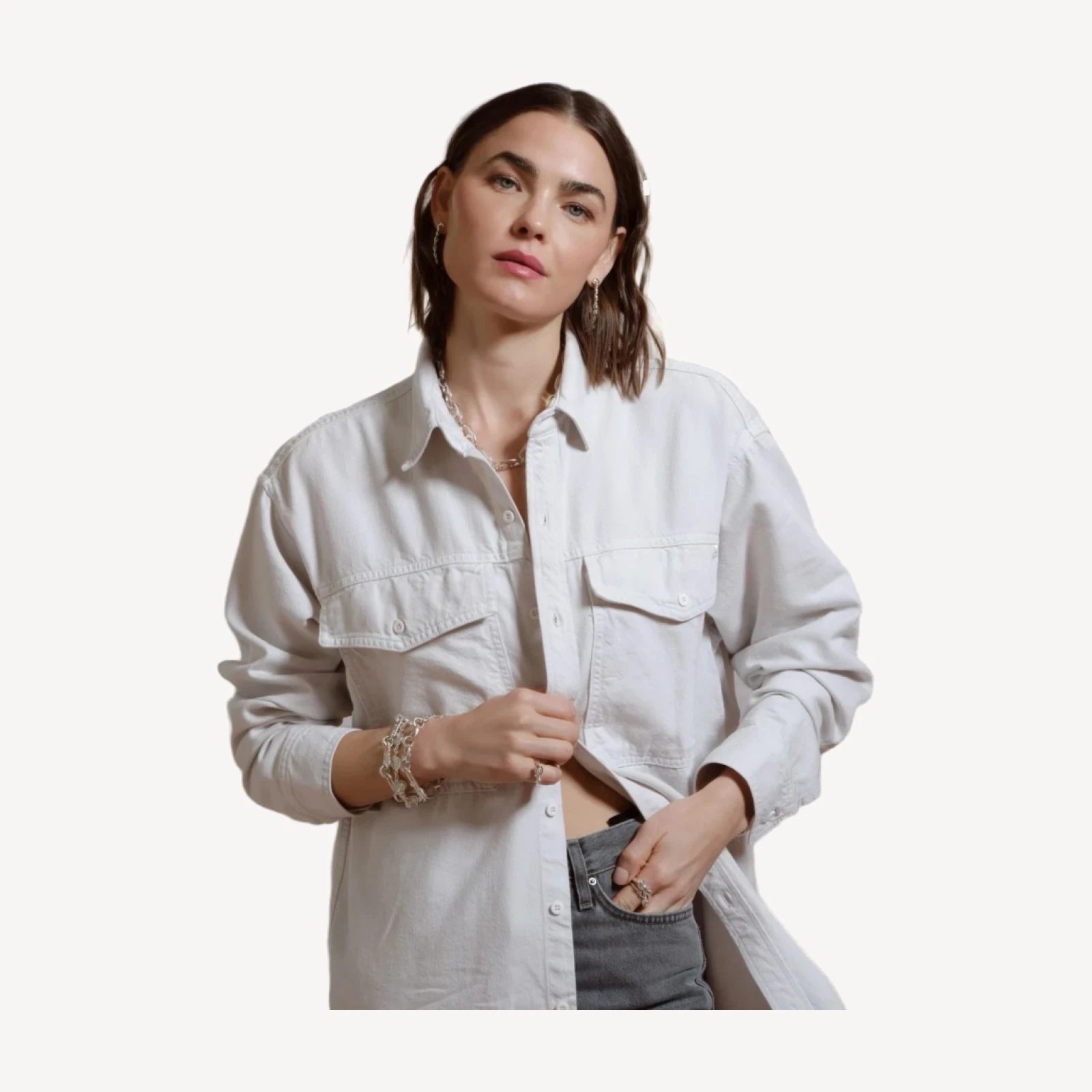 Landform Hoop Earrings - Solid Gold