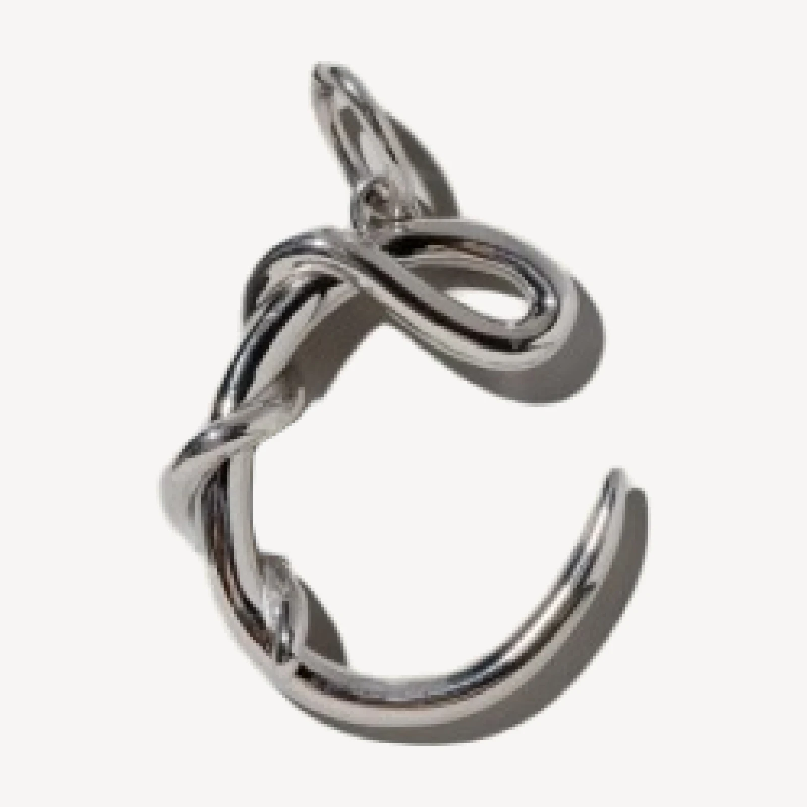 Medium Sterling Silver Letter Charm