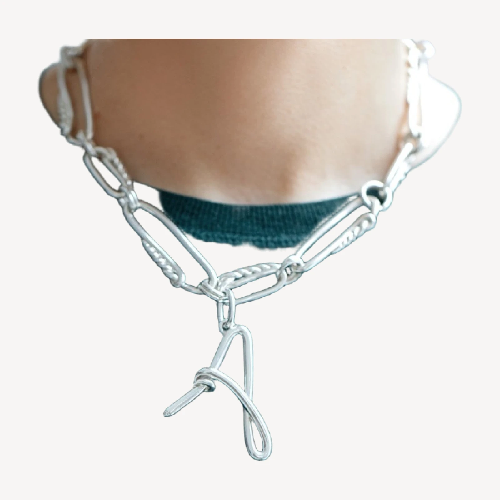 Large Sterling Silver Letter Charm