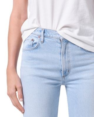 Agolde Harper Mid Rise Relaxed Straight Jeans in Flaunt
