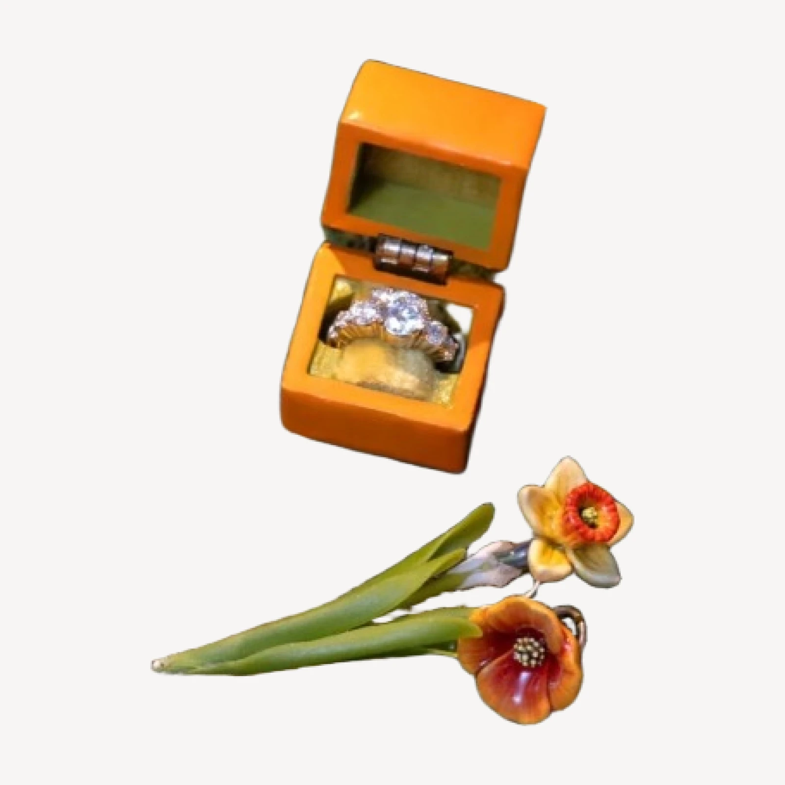 California Poppy Charm