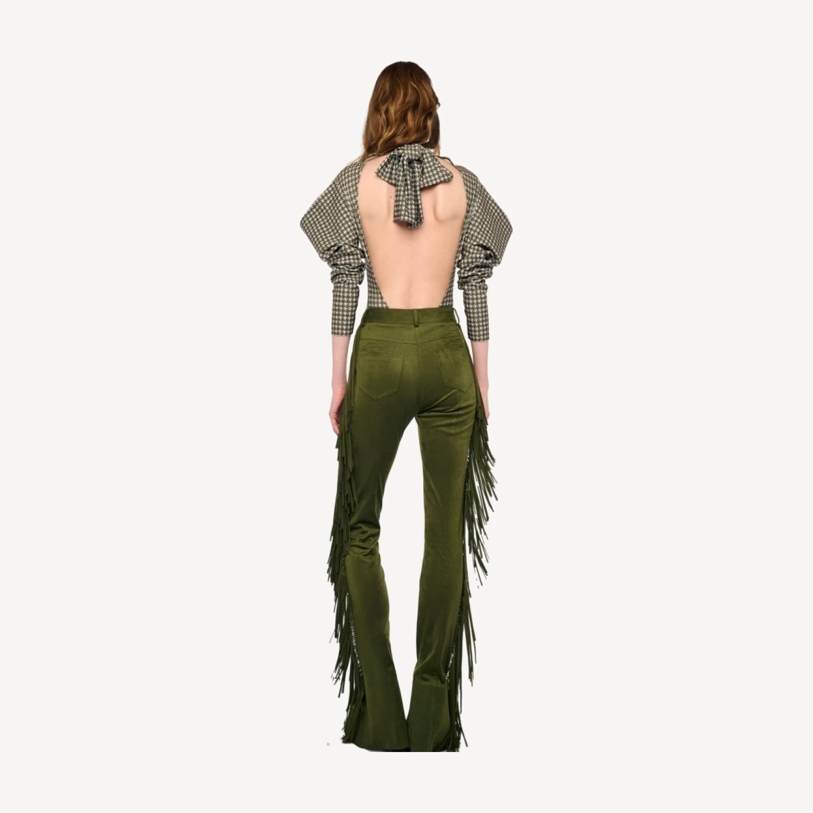 FRINGE SPAT JEANS