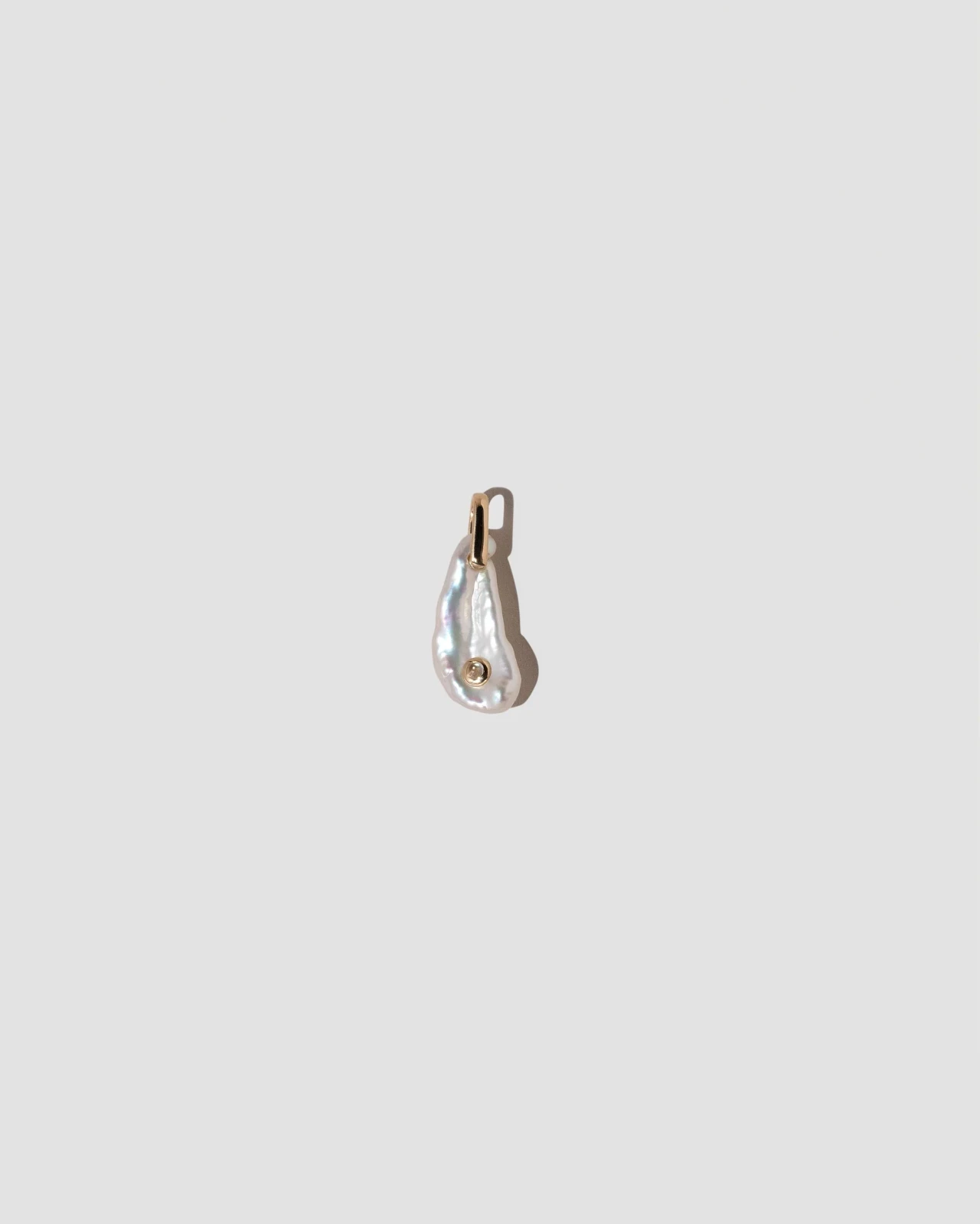 June Birthstone Pearl Pendant With Moonstone