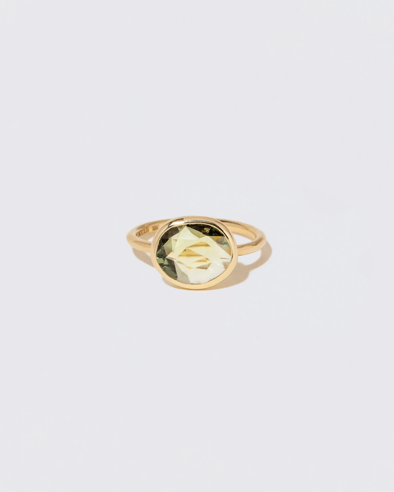 Gusher Ring - Green Sapphire