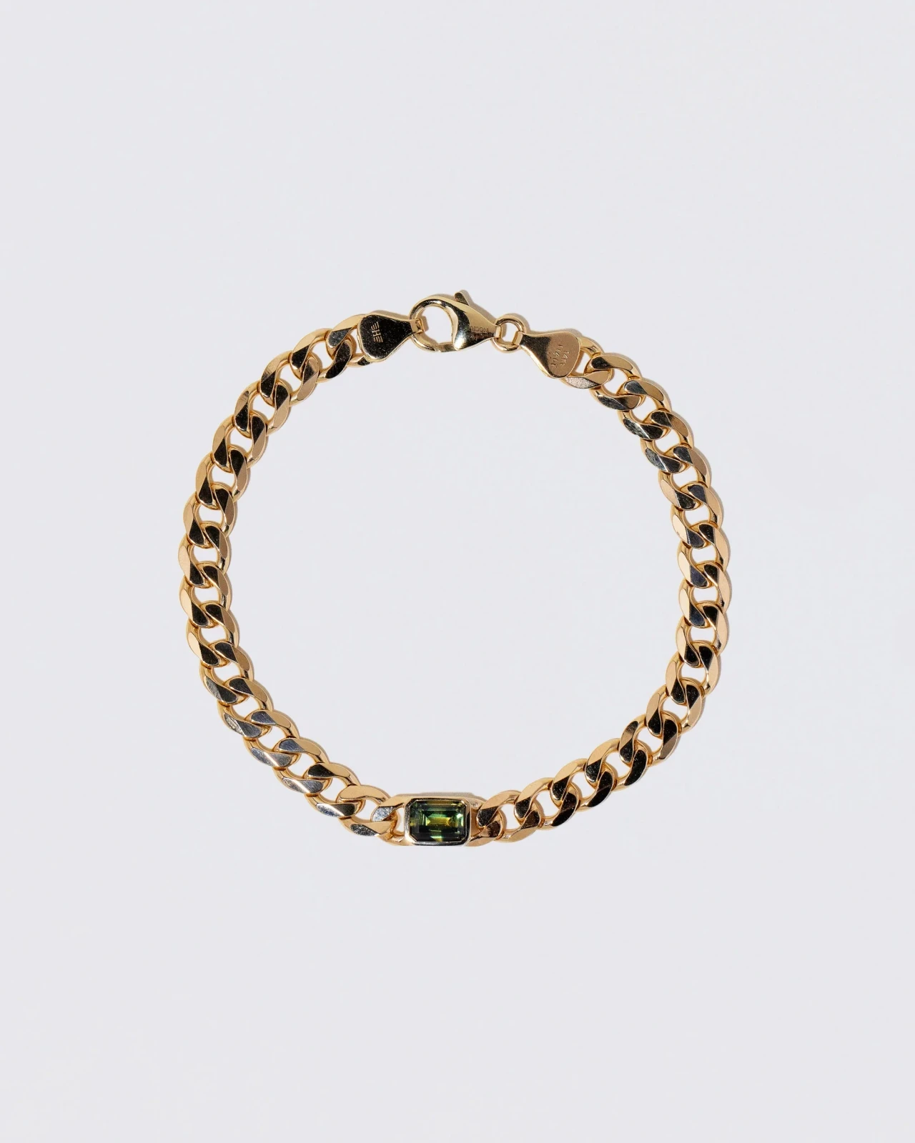 Identity Chain Bicolor Sapphire Bracelet 001