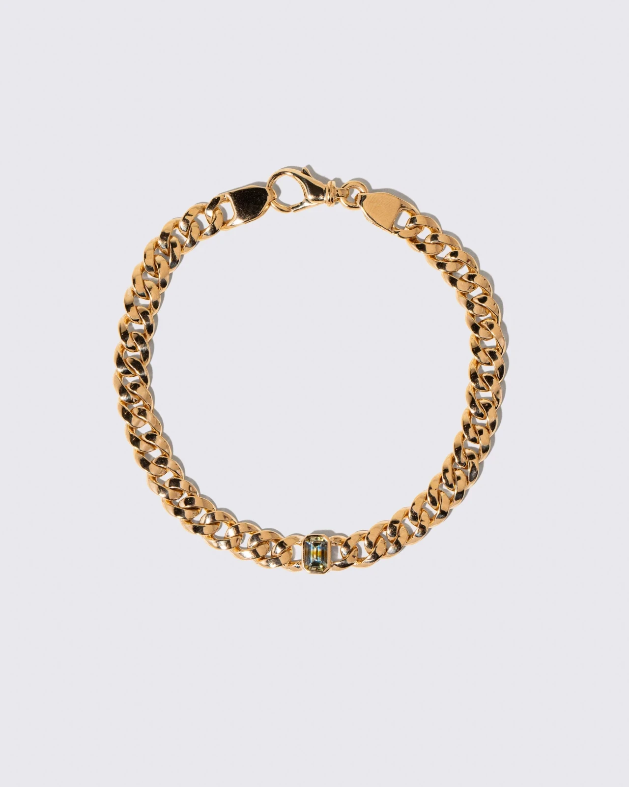 Identity Chain Bicolor Sapphire Bracelet 002