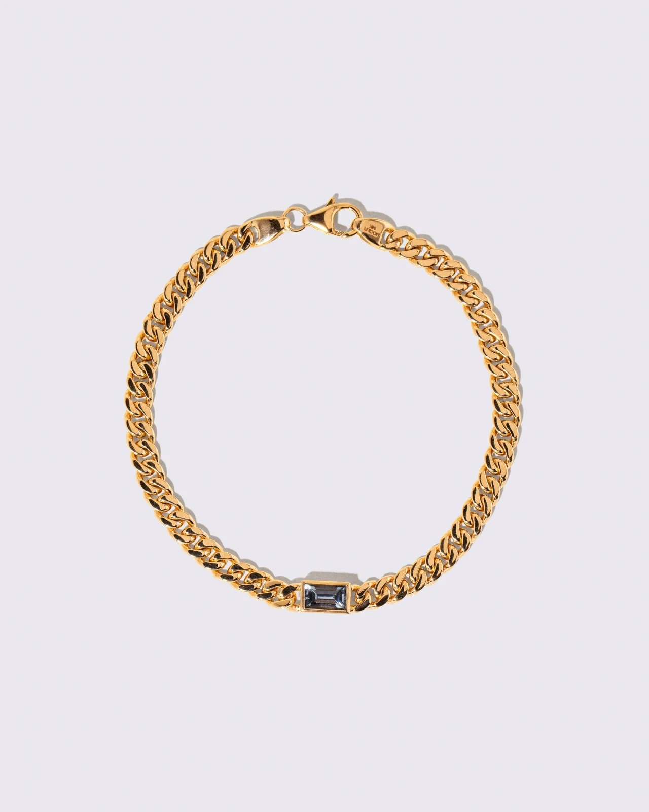 Identity Chain Gray Spinel Bracelet 001